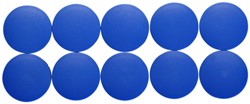 Aimant MAUL Solid 38x15,5mm 2,5kg bleu 10 pièces 10 Stuk