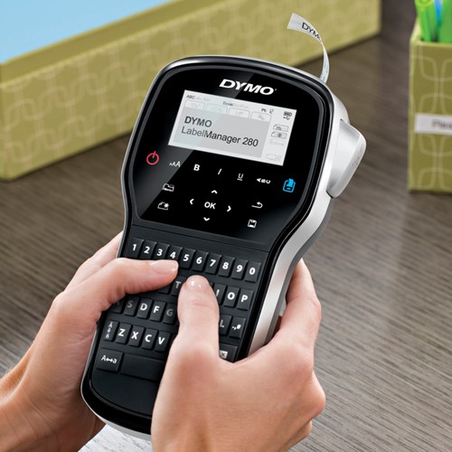 Etiqueteuse Dymo LabelManager 280 portable qwerty 12mm noir 1 Stuk-3