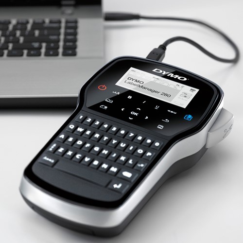 Etiqueteuse Dymo LabelManager 280 portable qwerty 12mm noir 1 Stuk-4