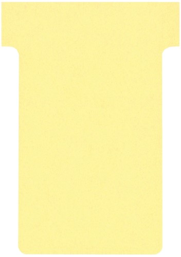 Fiche-T planning Nobo n°2 48mm jaune 100 pièces 100 Stuk