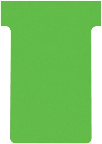 Fiche-T planning Nobo n°2 48mm vert 100 pièces 100 Stuk