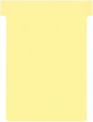 Fiche-T planning Nobo n°3 80mm jaune 100 pièces 100 Stuk