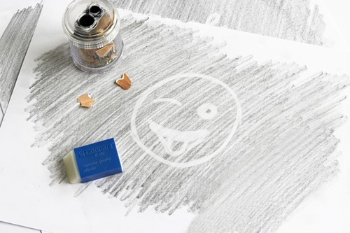 Gum edding R20 met kunststof blauwen houder 2st 2 Stuk-3