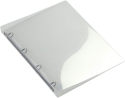 Classeur HF2 4 anneaux A4-16mm transparent blanc 1 Stuk