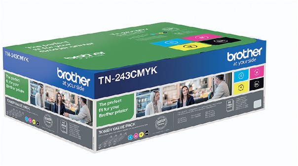 Cartouche toner Brother TN-243 noir + 3 couleurs 4 Stuk bij Bonnet Office  Supplies
