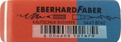 Gum Eberhard Faber EF-585443 rood/blauw 1 Stuk
