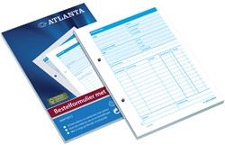 Formulaires de commande Djois Atlanta A5 50x2 feuilles autocopiant blanc (NL) 1 Stuk