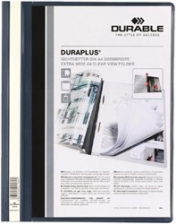 Chemise à lamelle Durable Duraplus A4 bleu foncé 1 Stuk