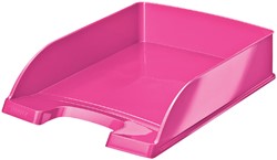 Corbeille à courrier Leitz Wow A4 rose 1 Stuk