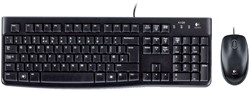Clavier Logitech K120 Qwerty + souris USB noir 1 Stuk