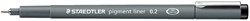 Fineliner Staedtler Pigment 308 0,2mm noir 1 Stuk