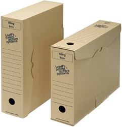 Boîte à archives Loeff Filing Box 3003 folio 345x250x80mm carton 1 Stuk