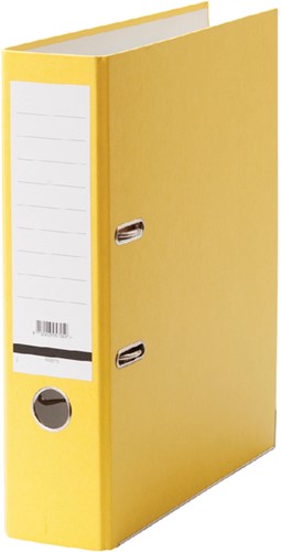 Ordner Qbasic A4 80mm geel 1 Stuk