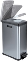 Poubelle à pédale EKO Rejoice 30 litres Inox mat 1 Stuk-2