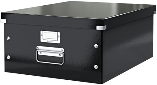 Opbergdoos Leitz WOW Click Store groot zwart 1 Stuk