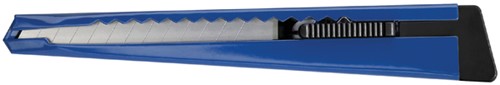 Cutter Westcott Office 9mm curseur coulissant corps métal bleu 1 Kaart
