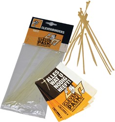 Serre-câbles CleverPack 10/20cm blanc 100 pièces 100 Stuk