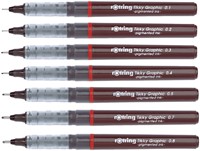 Fineliner rOtring Tikky Graphic 0,1mm 1 Stuk-2