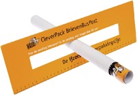 Verzendkoker CleverPack A3 met doppen 5st wit 5 Stuk-3