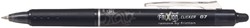 Rollerpen PILOT friXion BLRT-FR7 clicker M zwart 1 Stuk
