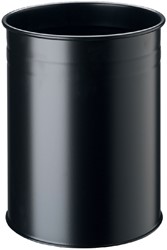 Corbeille à papier Durable 3304-1 15L ronde noir 1 Stuk