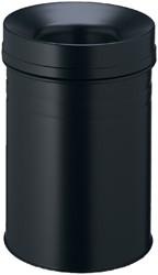 Papierbak vlamdover Durable 3325 01 15 liter zwart 1 Stuk
