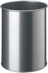 Corbeille à papier Durable 3301-23 15L ronde argent 1 Stuk