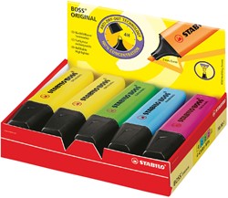 Surligneur STABILO BOSS Original 70/10 assorti 4 couleurs 10 pièces 10 Stuk
