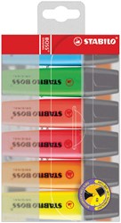Surligneur STABILO BOSS Orignal 70/6 assorti blister 6 pièces 6 Stuk