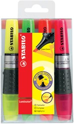 Surligneur STABILO Luminator XT 71/4 assorti étui 4 pièces 4 Stuk