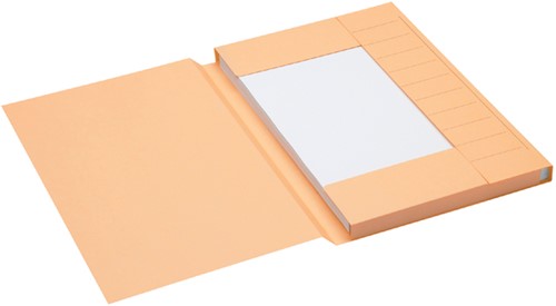 Dossiermap Secolor folio 3kl recy karton 250gr ch 1 Stuk