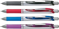 Gelschrijver Pentel BL77 Energel M zwart 1 Stuk-1