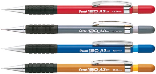 Vulpotlood Pentel A317 HB 0.7mm blauw 1 Stuk-2