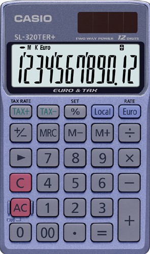 Calculatrice Casio SL-320TER+ 1 Stuk