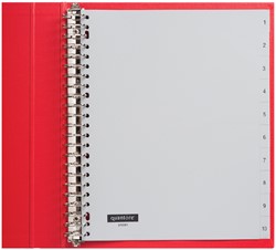 Intercalaire Quantore 23 perforations numéro 1-10 extra large PP 1 Set