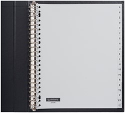 Intercalaire Quantore A4 23 perforations 20 onglets A-Z  Extra large gris 1 Set