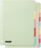 Intercalaire Quantore 23 perforations 10 onglets carton assorti 1 Set-2
