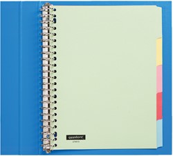 Intercalaire Quantore 23 perforations 5 onglets carton assorti 1 Set