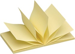 Bloc-mémos Quantore Z-Notes 76x76mm jaune 1 Stuk
