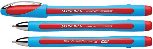 Stylo bille Schneider Slider Memo Extra Large rouge 1 Stuk