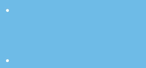 Scheidingsstrook Qbasic 240x105mm 50vel blauw 50 Stuk
