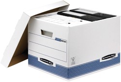 Caisse archives Bankers Box System standard blanc bleu 1 Stuk