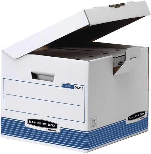 Opbergdoos Bankers box system flip top kubus 1 Stuk