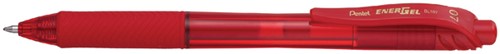 Stylo Gel Pentel BL107 EnerGel-X Medium rouge 1 Stuk