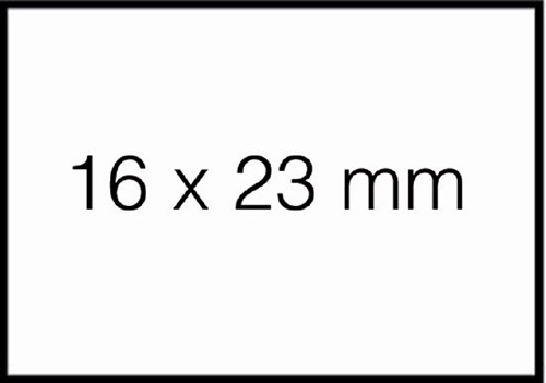 Etiquette prix Sato Duo 20 16x23mm blanc amovible 1200 etiket