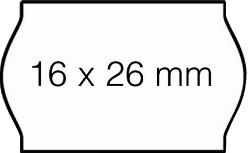 Prijsetiket 16x26mm Open-Data S14/Sato Judo afn wt 1000 etiket
