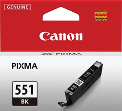 Cartouche d’encre Canon CLI-551 noir 1 Stuk