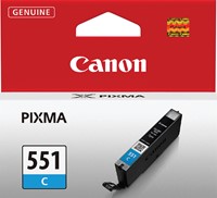 Cartouche d’encre Canon CLI-551 bleu 1 Stuk