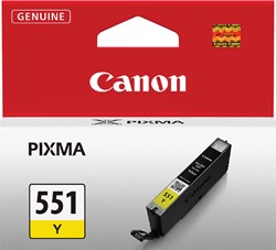 Cartouche d’encre Canon CLI-551 jaune 1 Stuk