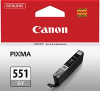 Cartouche d’encre Canon CLI-551 gris 1 Stuk